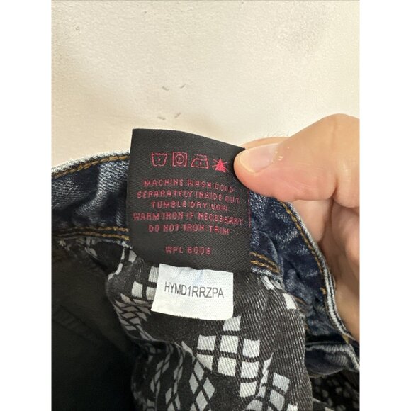 Rock & Roll Hooey X Men's 34x32 Revolver Straight Slim Straight Leg Denim Jeans - Picture 8 of 8